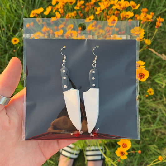 Kitchen Knife Earrings